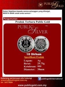 dirham emas public gold