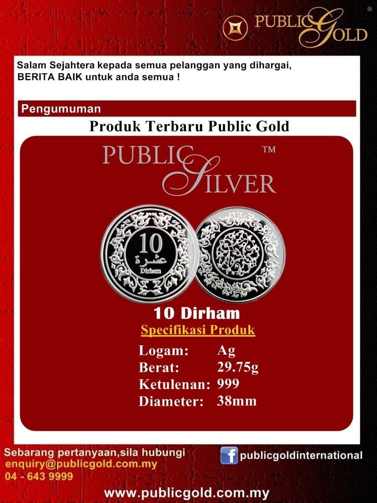 dirham emas public gold
