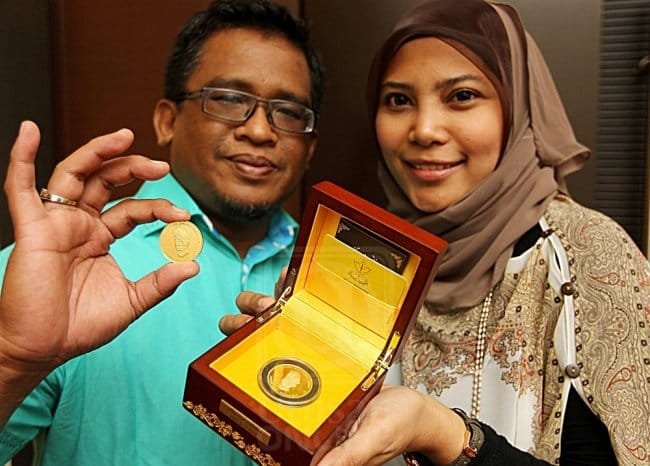 Syiling Emas sempena pemerintahan Sultan Ahmad Shah