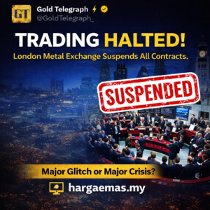 Trading di London Metal Exchange Dihentikan Sementara